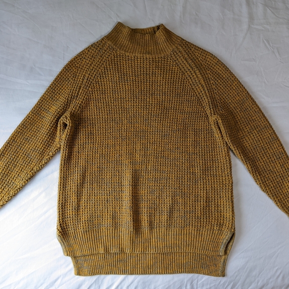 BDG Urban Outfitters Mustard yellow Knit Sweater Loose Fit - Picture 8 of 10